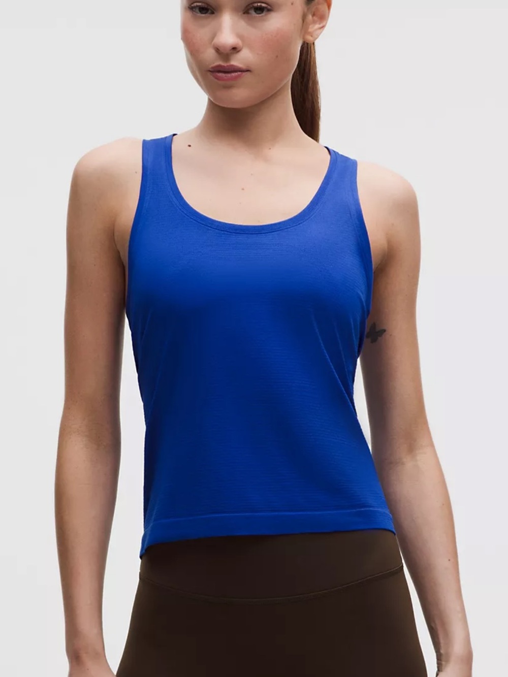lululemon athletica Royal Blue Scoop Neck Tank